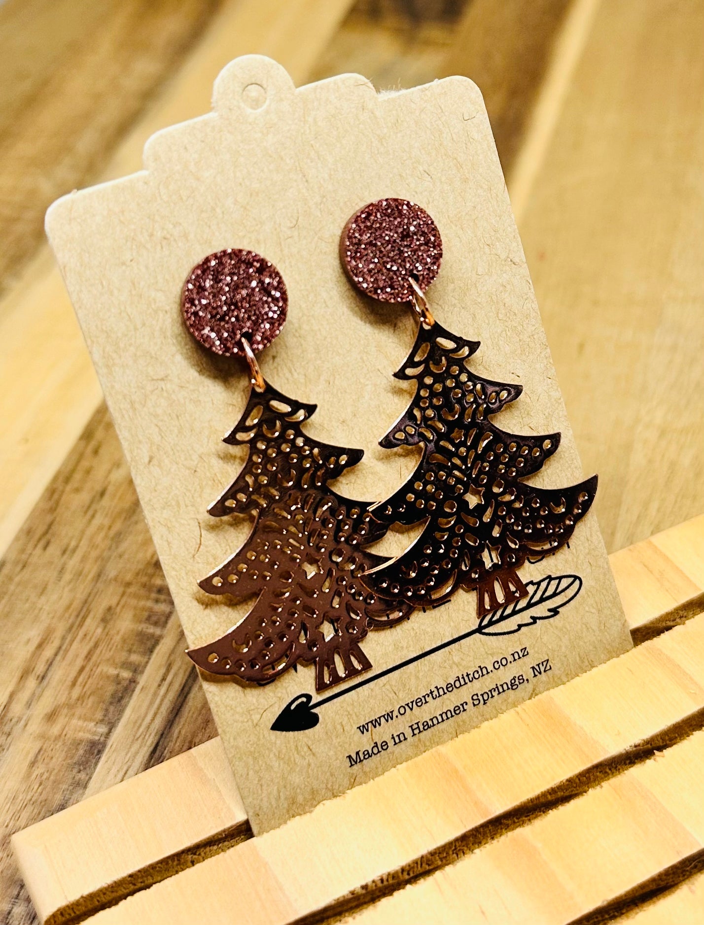 Dangles - Bronze Christmas tree