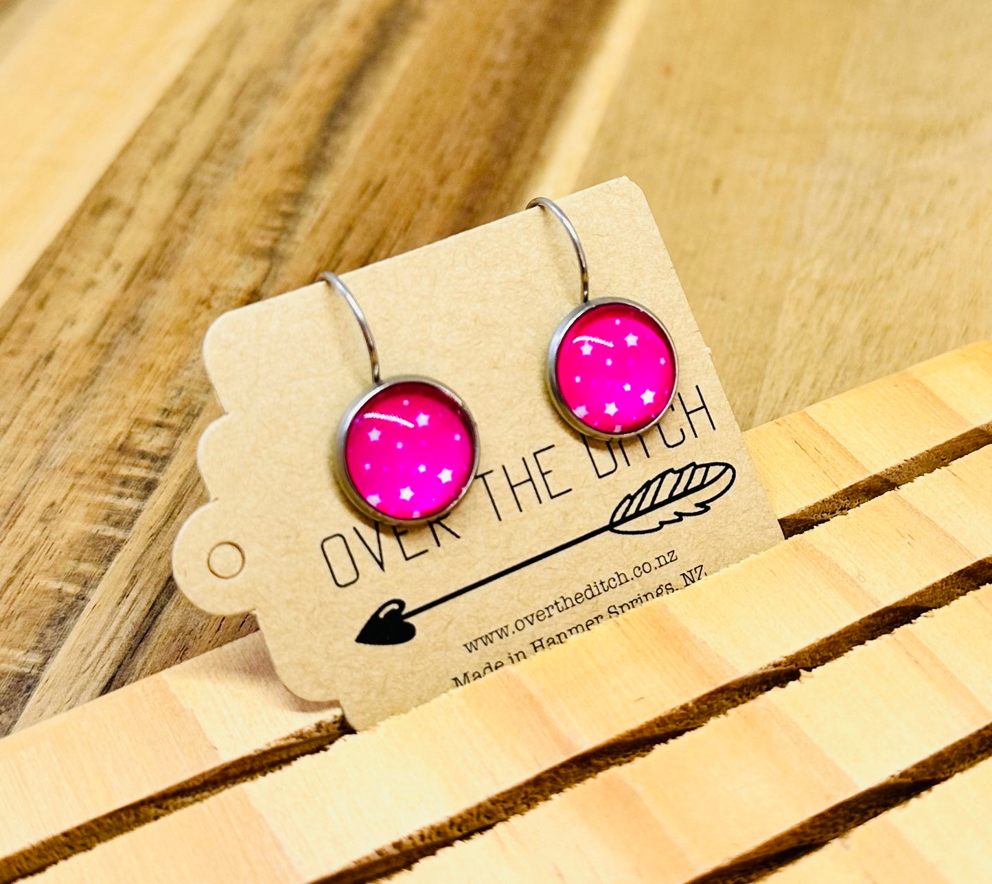 Drops - Pink starry night