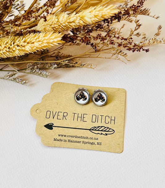 Clip-on - Leopard heart mini