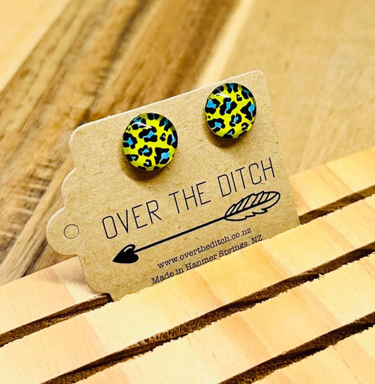 Domes - Yellow, green leopard