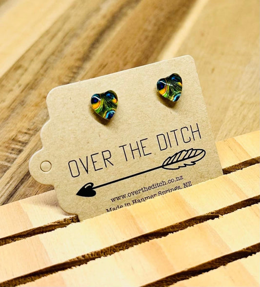 Domes - Peacock heart mini