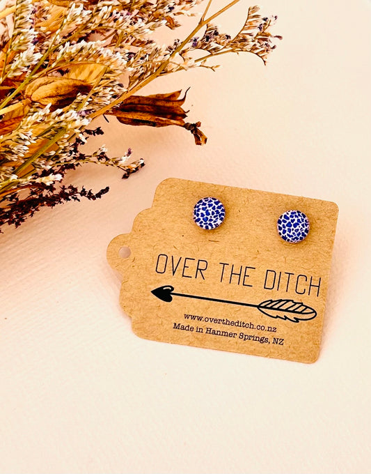 Domes - Blue leopard mini