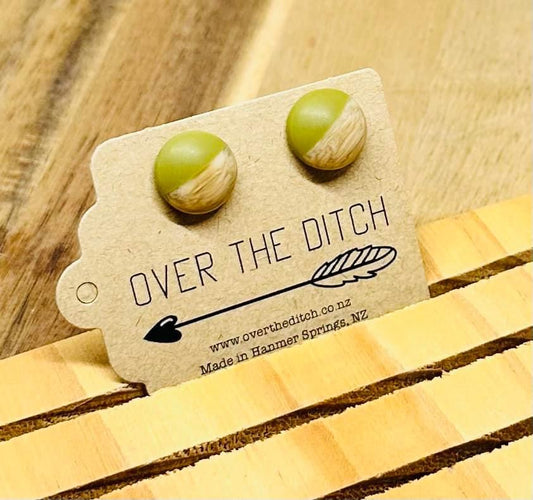 Domes - Olive & Wood half