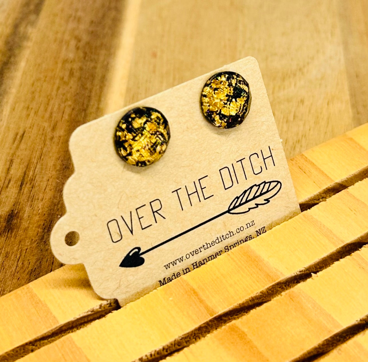 Domes - Black with Gold flecks