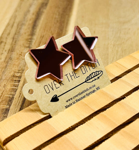 Domes - Rose gold mirror star