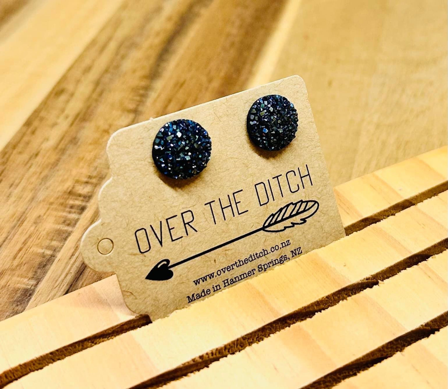Domes - Dark blue sparkly