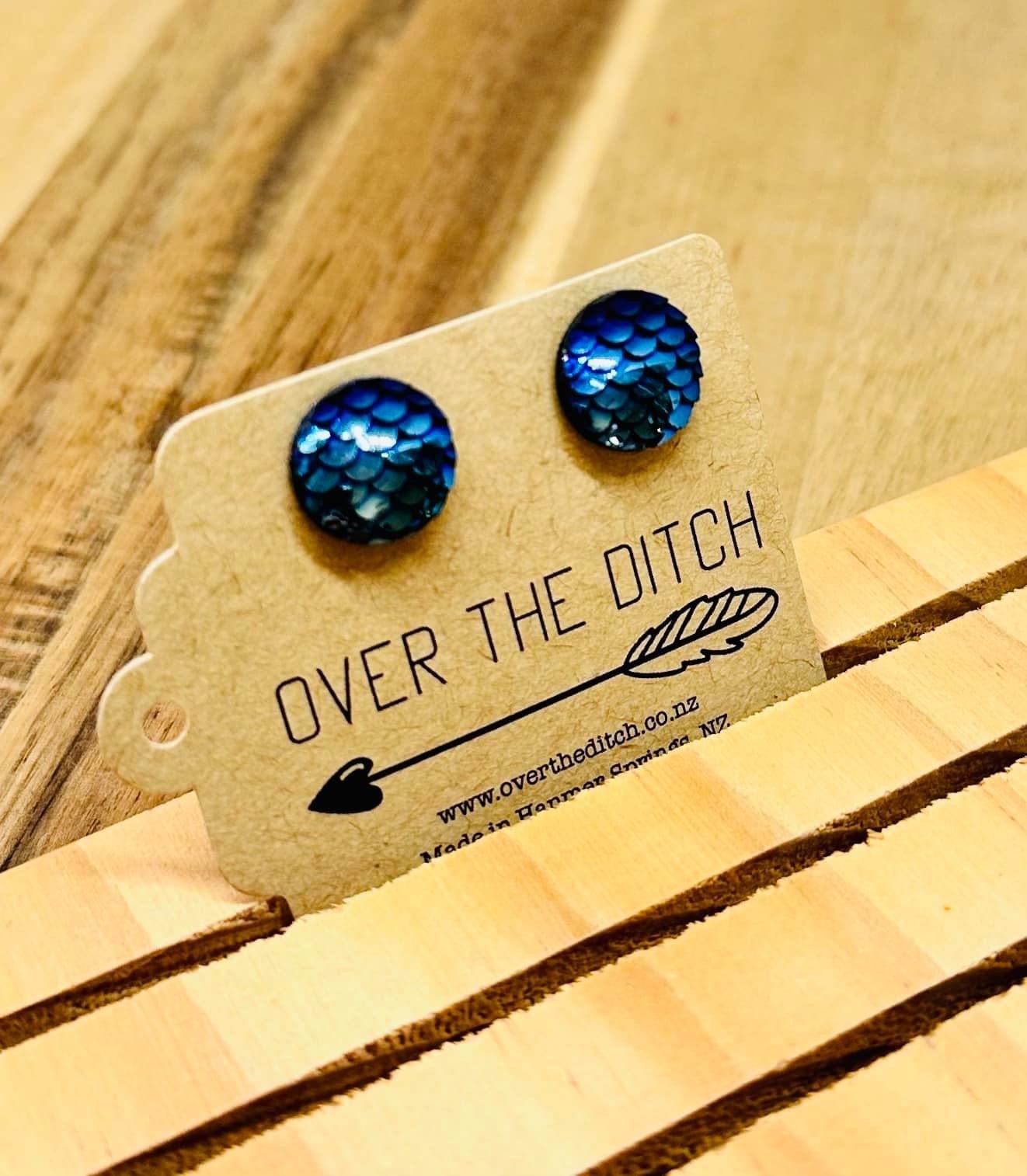 Domes - Navy mermaid scales