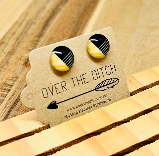 Domes - Black and gold half