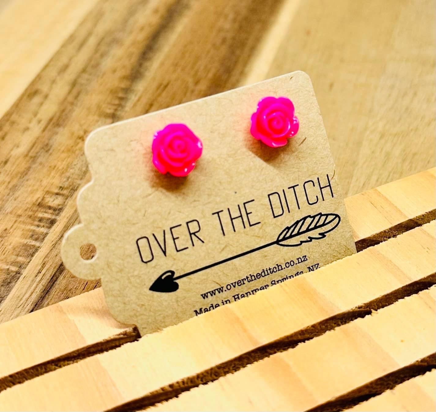Domes - Hot pink rose mini