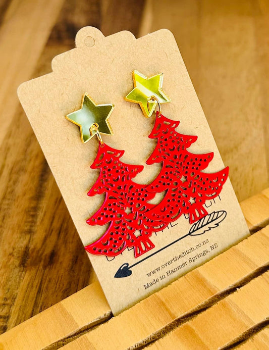 Dangles - Red Christmas Tree