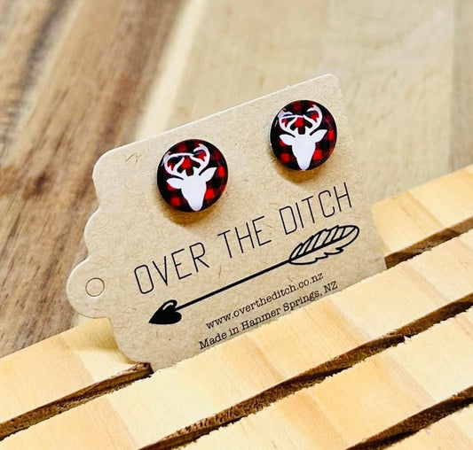 Domes - Red & black stag