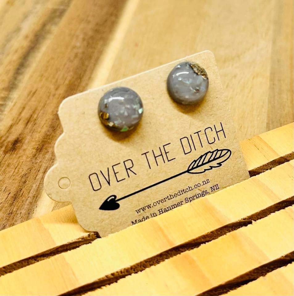 Domes - Gold flecks on grey