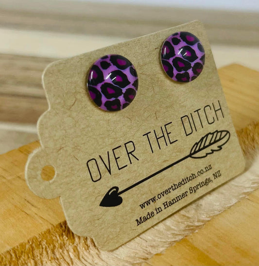 Domes - Purple leopard