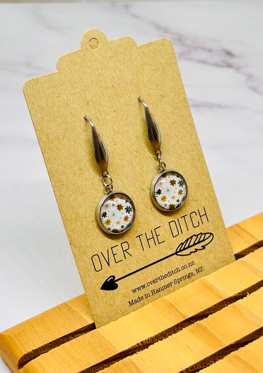 Pendants - Retro flowers