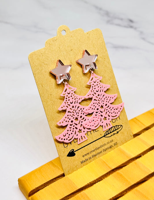 Dangles - Pink Christmas Tree