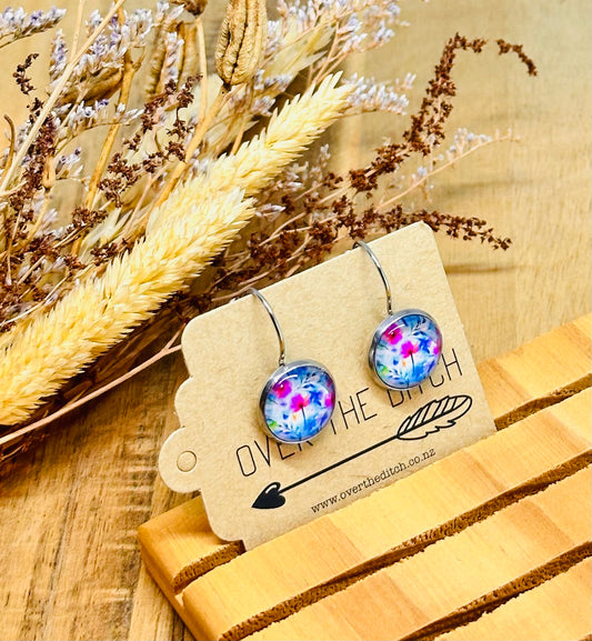 Drops - Blue, pink paradise