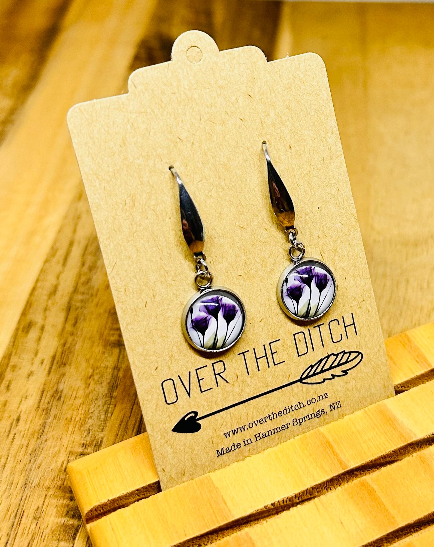 Pendants - Purple gorg flower