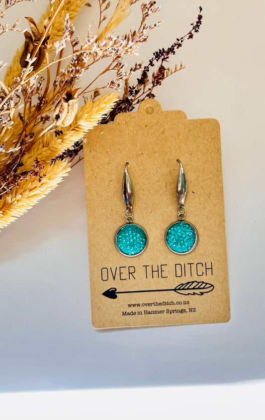 Pendants - Blue sparkly