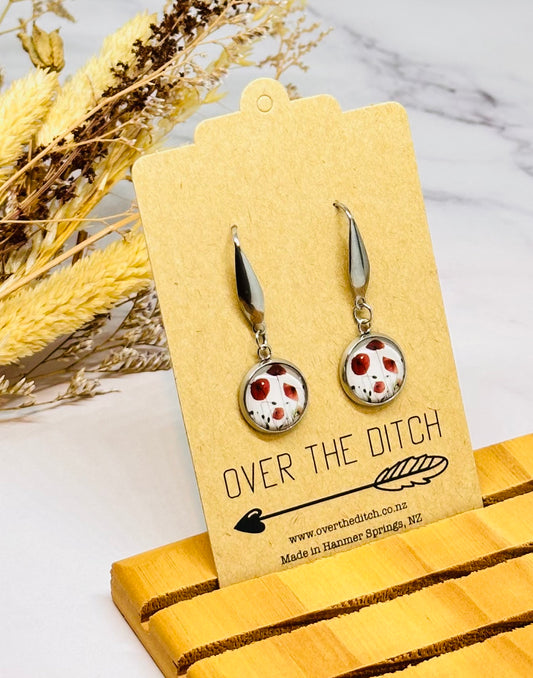 Pendants - Red poppies