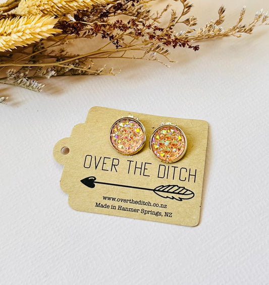 Clip-on - Blush sparkly