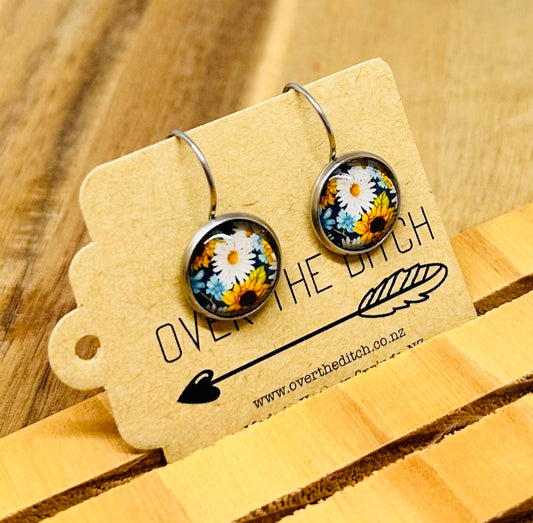 Drops - Sunflower & daisy